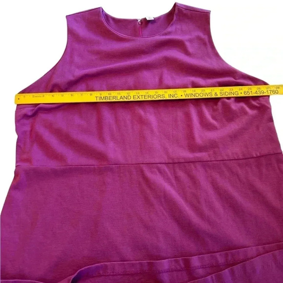 Old Navy Purple Dress Size 4X Plus Summer Cool Flowy In Unused/ Worn Condition. - Picture 10 of 11